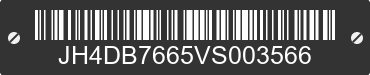 1997 ACURA Integra JH4DB7665VS003566 VIN decoded