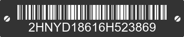 2006 ACURA MDX 2HNYD18616H523869 VIN decoded
