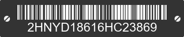 2006 ACURA MDX 2HNYD18616HC23869 VIN decoded