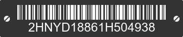 2001 ACURA MDX 2HNYD18861H504938 VIN decoded