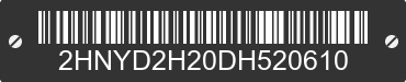 2013 ACURA MDX 2HNYD2H20DH520610 VIN decoded