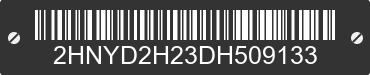 2013 ACURA MDX 2HNYD2H23DH509133 VIN decoded