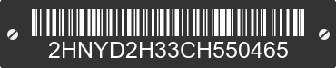 2012 ACURA MDX 2HNYD2H33CH550465 VIN decoded