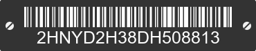 2013 ACURA MDX 2HNYD2H38DH508813 VIN decoded