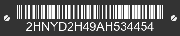 2010 ACURA MDX 2HNYD2H49AH534454 VIN decoded