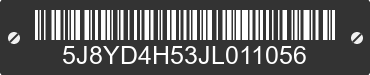 2018 ACURA MDX 5J8YD4H53JL011056 VIN decoded