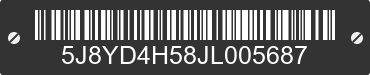 2018 ACURA MDX 5J8YD4H58JL005687 VIN decoded