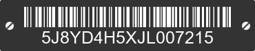 2018 ACURA MDX 5J8YD4H5XJL007215 VIN decoded