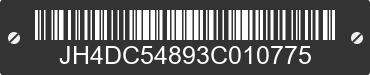 2003 ACURA RSX JH4DC54893C010775 VIN decoded
