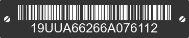 2006 ACURA TL 19UUA66266A076112 VIN decoded