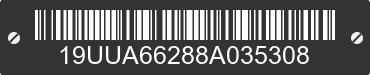2008 ACURA TL 19UUA66288A035308 VIN decoded