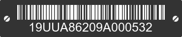 2009 ACURA TL 19UUA86209A000532 VIN decoded