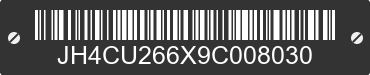 2009 ACURA TSX JH4CU266X9C008030 VIN decoded