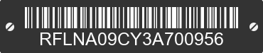 2003 ADLY ATV RFLNA09CY3A700956 VIN decoded
