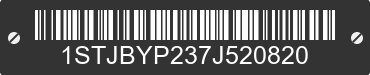 2007 AIRSTREAM Classic 1STJBYP237J520820 VIN decoded