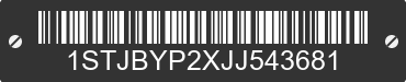 2018 AIRSTREAM Classic 1STJBYP2XJJ543681 VIN decoded