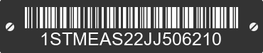 2018 AIRSTREAM Excella 1STMEAS22JJ506210 VIN decoded