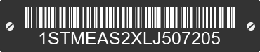2020 AIRSTREAM Excella 1STMEAS2XLJ507205 VIN decoded