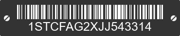 2018 AIRSTREAM International 1STCFAG2XJJ543314 VIN decoded