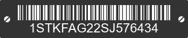 2025 AIRSTREAM International 1STKFAG22SJ576434 VIN decoded