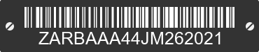 2018 ALFA ROMEO 4C ZARBAAA44JM262021 VIN decoded