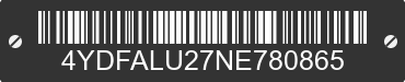 2022 ALPINE Alpine 4YDFALU27NE780865 VIN decoded