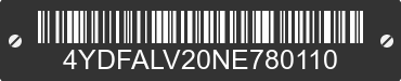 2022 ALPINE Alpine 4YDFALV20NE780110 VIN decoded