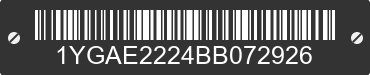 2011 ALUMA Aluma 1YGAE2224BB072926 VIN decoded