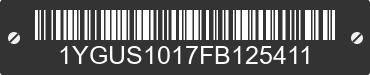 2015 ALUMA Aluma 1YGUS1017FB125411 VIN decoded