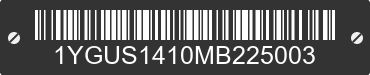 2021 ALUMA Aluma 1YGUS1410MB225003 VIN decoded
