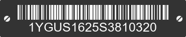 2025 ALUMA Aluma 1YGUS1625S3810320 VIN decoded