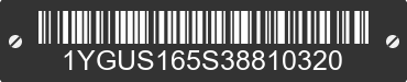 2003 ALUMA Aluma 1YGUS165S38810320 VIN decoded
