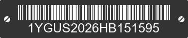 2017 ALUMA Aluma 1YGUS2026HB151595 VIN decoded