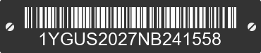 2022 ALUMA Aluma 1YGUS2027NB241558 VIN decoded