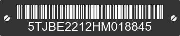 2017 AMERICAN SURPLUS & MFG American Surplus & MFG 5TJBE2212HM018845 VIN decoded