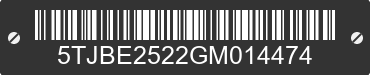 2016 AMERICAN SURPLUS & MFG American Surplus & MFG 5TJBE2522GM014474 VIN decoded
