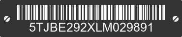 2020 AMERICAN SURPLUS & MFG American Surplus & MFG 5TJBE292XLM029891 VIN decoded