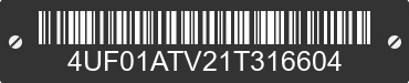 2001 ARCTIC CAT Arctic Cat 4UF01ATV21T316604 VIN decoded
