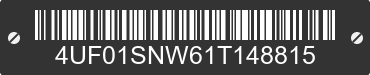 2001 ARCTIC CAT Arctic Cat 4UF01SNW61T148815 VIN decoded