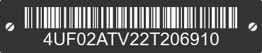 2002 ARCTIC CAT Arctic Cat 4UF02ATV22T206910 VIN decoded