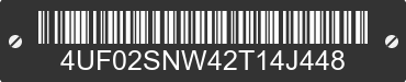 2002 ARCTIC CAT Arctic Cat 4UF02SNW42T14J448 VIN decoded