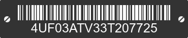 2003 ARCTIC CAT Arctic Cat 4UF03ATV33T207725 VIN decoded