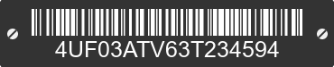 2003 ARCTIC CAT Arctic Cat 4UF03ATV63T234594 VIN decoded