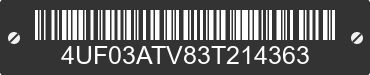2003 ARCTIC CAT Arctic Cat 4UF03ATV83T214363 VIN decoded