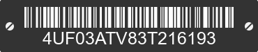 2003 ARCTIC CAT Arctic Cat 4UF03ATV83T216193 VIN decoded