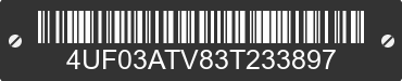 2003 ARCTIC CAT Arctic Cat 4UF03ATV83T233897 VIN decoded