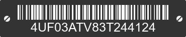 2003 ARCTIC CAT Arctic Cat 4UF03ATV83T244124 VIN decoded
