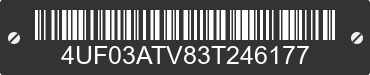 2003 ARCTIC CAT Arctic Cat 4UF03ATV83T246177 VIN decoded