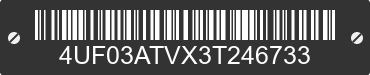 2003 ARCTIC CAT Arctic Cat 4UF03ATVX3T246733 VIN decoded