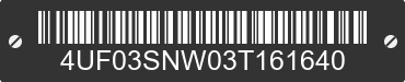 2003 ARCTIC CAT Arctic Cat 4UF03SNW03T161640 VIN decoded